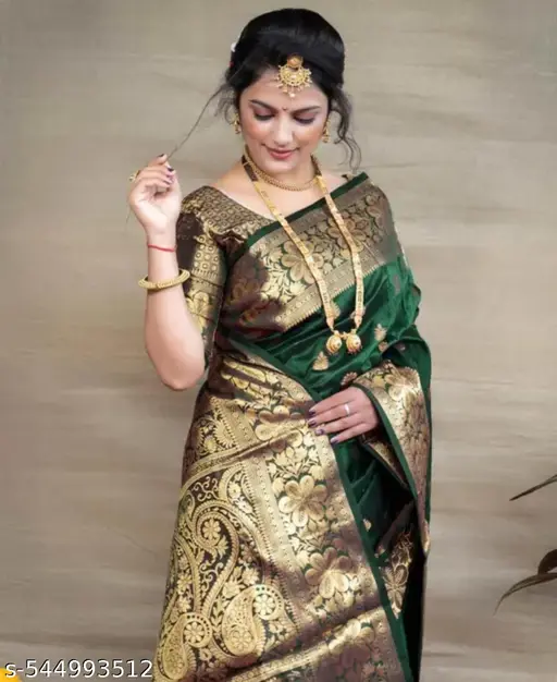 Silk Beautiful GREEN Paithani Saree